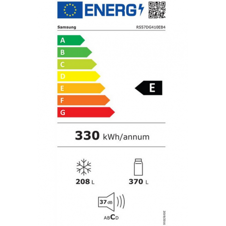 SAMSUNG RS57DG410EB4EF Ψυγείο Ντουλάπα 580lt Full No Frost 178cm Μαύρο SAMSUNG RS57DG410EB4EF Ψυγείο Ντουλάπα 580lt Full No Frost 178cm Μαύρο